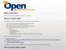 Tablet Screenshot of open.itsme247.com